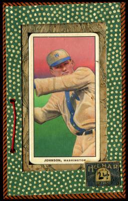 Picture, Helmar Brewing, T206-Helmar Card # 24, Walter JOHNSON (HOF), Windup, Washington Senators